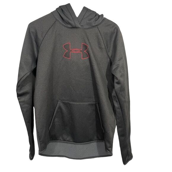 Under Armour Grey Pullover Hoodie Sweatshirt - Picture 1 of 4